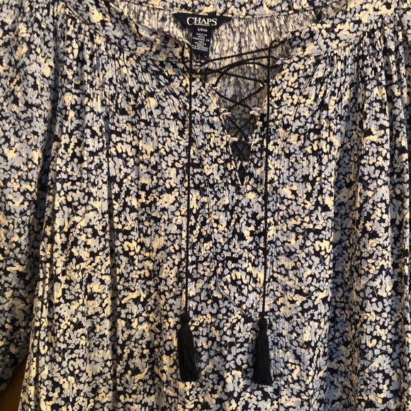 Chaps Floral Long-Sleeve Shirt - Picture 3 of 5